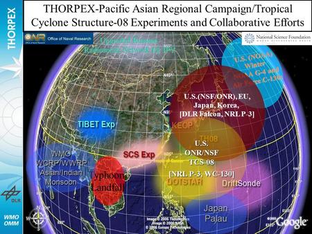 Upgraded Russian Radiosonde Network for IPY U.S. (NOAA) Winter NOAA G-4 and Air Force C-130s JapanPalau Typhoon Landfall U.S.(NSF/ONR), EU, Japan, Korea,