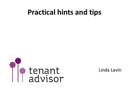 Practical hints and tips Linda Levin. Key ingredients for successful scrutiny Setting up the panel Building skills and knowledge Communications and relationships.