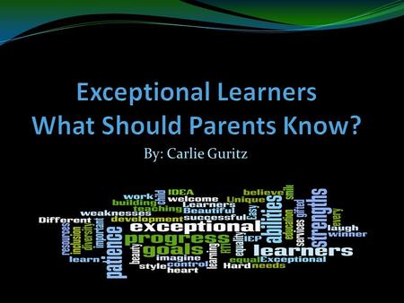 By: Carlie Guritz. Topics Response to Intervention (RTI) Individuals with Disabilities Education Act (IDEA) Americans with Disabilities Act (ADA) Family.