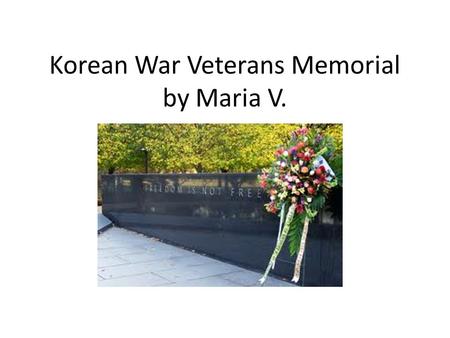 Korean War Veterans Memorial by Maria V.. Designed by Cooper-Lecky Architects. Each statue is over 7 feet tall.