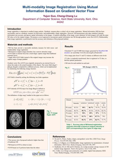 Conclusions The success rate of proposed method is higher than that of traditional MI MI based on GVFI is robust to noise GVFI based on f1 performs better.