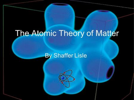 The Atomic Theory of Matter By Shaffer Lisle. The First Theories John Dalton’s proposed theories: Each element is composed of particles called atoms.