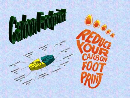 Your carbon footprint is the all emissions of CO2 (carbon dioxide), which were induced by your activities in a given time frame. Usually a carbon footprint.