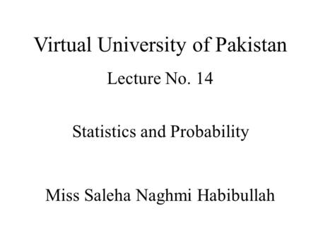 Virtual University of Pakistan