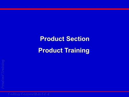 Product Section Product Training. 50 Hz R410A R22 R407C Ceiling Convertible CE-E Series.