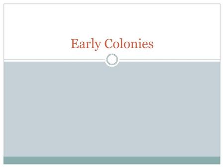 Early Colonies. Nasty Settlers With winter coming closer the pilgrims grew uncertain of where their food would come from. They began ransacking the food.