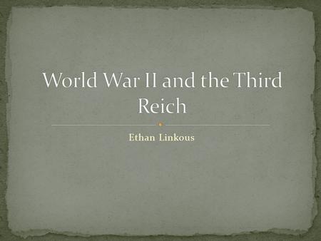 Ethan Linkous. Fascism: an authoritarian and nationalistic right- wing system of government and social organization.