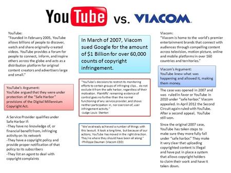 Viacom: “Viacom is home to the world's premier entertainment brands that connect with audiences through compelling content across television, motion picture,