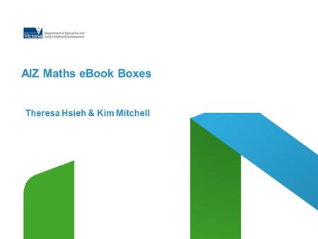 AIZ Maths eBook Boxes Theresa Hsieh & Kim Mitchell.