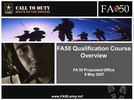 FA50 Qualification Course