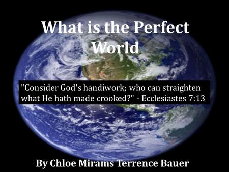 What is the Perfect World