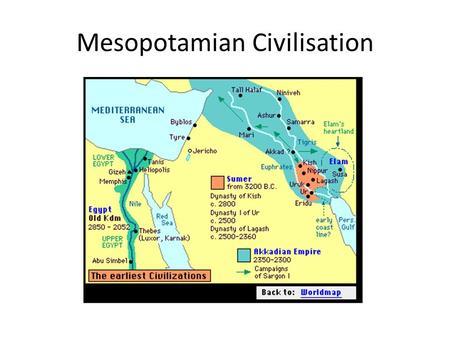 Mesopotamian Civilisation