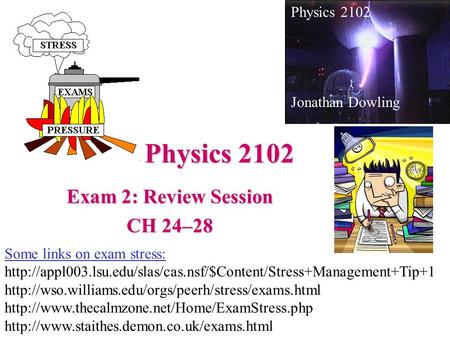 Exam 2: Review Session CH 24–28