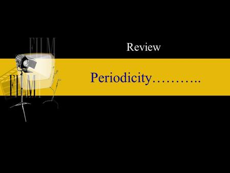 Review Periodicity………... ALKALINEALKALINE ALKALINE EARTHALKALINE EARTH TRANSITION ELEMENTS HALOGENSHALOGENS NOBLEGASESNOBLEGASES LANTHANIDE SERIES ACTINIDE.