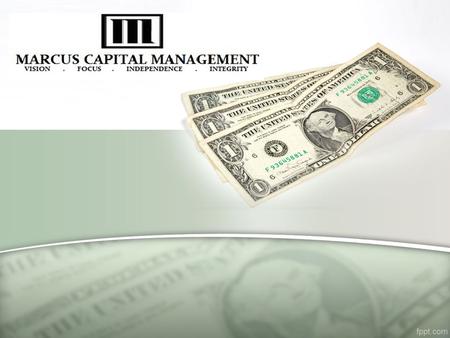 INTRODUCTION Marcus Capital Management was founded in 1995, by Mr. Jayesh Dhanani based in New Jersey, NY, He started his own capital funding in market.