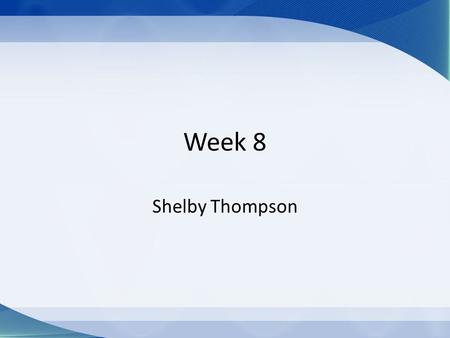 Week 8 Shelby Thompson. This week: Continued to work with PubFig83 dataset Saved.mat files for each training and testing image.mat files include information.