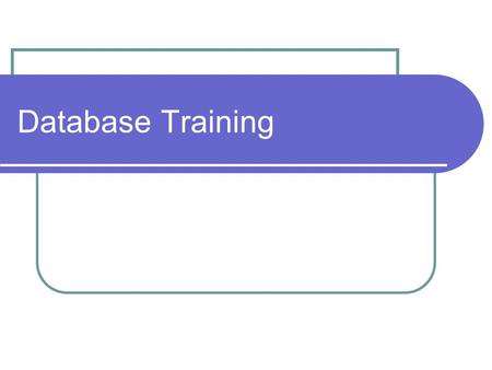 Database Training. 2 Agenda Introduction & Purpose How to enrol a student Attendance Data Entry Attendance Reports Change of Class Leave of Absence Record.