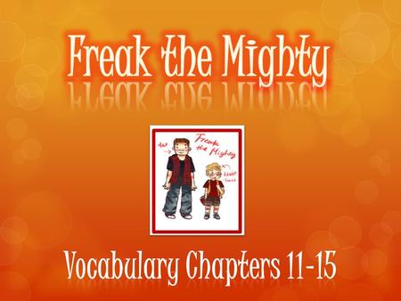 1.Our first word is fidgety (adjective). When someone is fidgety, they are restless. Think of times when you are very fidgety. Turn to a shoulder partner.