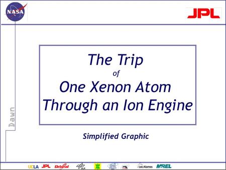 Dawn The Trip of One Xenon Atom Through an Ion Engine Simplified Graphic.