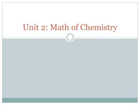 Unit 2: Math of Chemistry. Opener Copy question and answers Which representation is a structural formula?  A. O  B. OH  C. H 2 O 2  D. H-O-O-H.