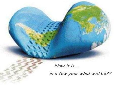 Our world is in danger. The cause of this state is the man who, with his mania for power has ruined the planet by creating industries which have caused.