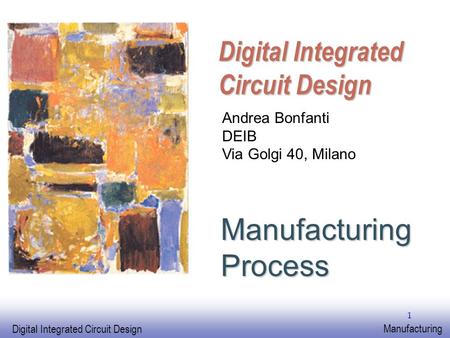 Digital Integrated Circuit Design