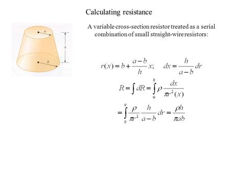 Calculating resistance