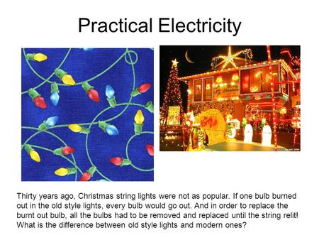 Practical Electricity