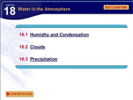 Water in the Atmosphere