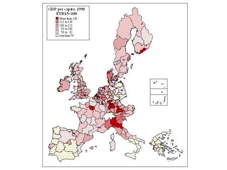 Figure 2.2. Evolution of GDP per capita measured in PPS in the four Cohesion countries.1977-2000 Source: EUROSTAT data.