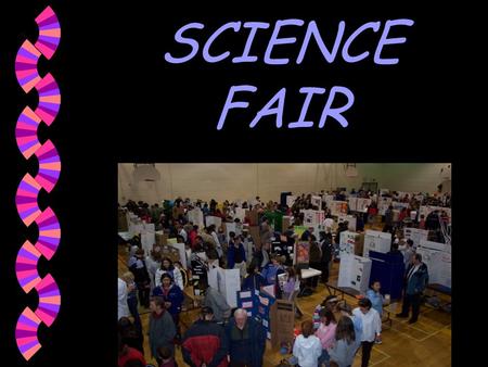 SCIENCE FAIR Scientific Method The Science Fair is all about using the Scientific Method. Follow the steps below to ensure a successful Science Fair.