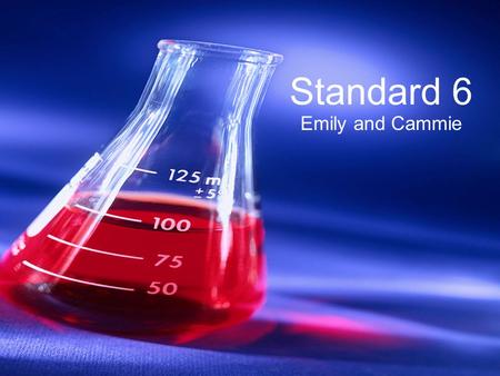 Standard 6 Emily and Cammie. Describe the roles of mitotic and meiotic divisions during reproduction, growth, and repair of cells.