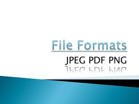  JPEG is a standardized image compression mechanism.  JPEG stands for Joint Photographic Experts Group.  JPEG is designed for compressing either full-