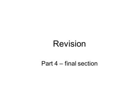 Revision Part 4 – final section Cell division – the differences MITOSISMEIOSIS Diploid cells / 2nHaploid cells / n (1) Produces identical cellsProduces.