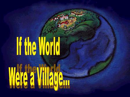 On 1st January 2002 the governments of the world got together and counted how many people there are on Earth. In total living on the Earth are...