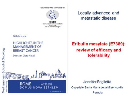 Locally advanced and metastatic disease