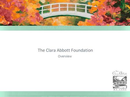 The Clara Abbott Foundation