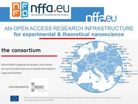 NFFA-Europe has received funding from the European Union’s Horizon 2020 research and innovation programme under grant agreement No 654360 AN OPEN ACCESS.