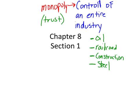 Chapter 8 Section 1. Muckrakers Journalists were the first to articulate Progressive ideas. These journalists, known as muckrakers, examined social conditions.