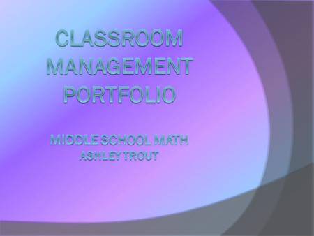 Rule One:  Be prepared for class  The faster everyone is ready the faster can start to learn.