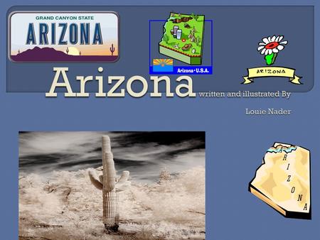  The Native of Americans were very skilled at farming in Arizona  The Native of Americans lived in the area Arizona many thousand of years before.