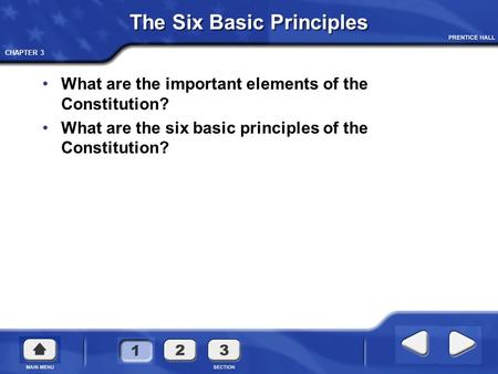 The Six Basic Principles