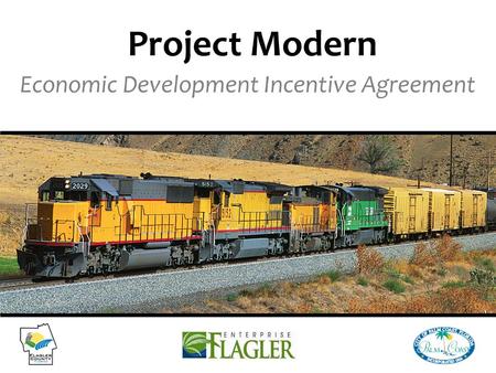 Economic Development Incentive Agreement Project Modern.