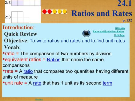 Ratio and Equivalent Ratios