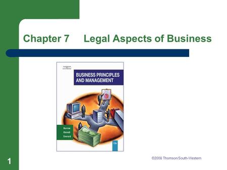 Chapter 7 Legal Aspects of Business