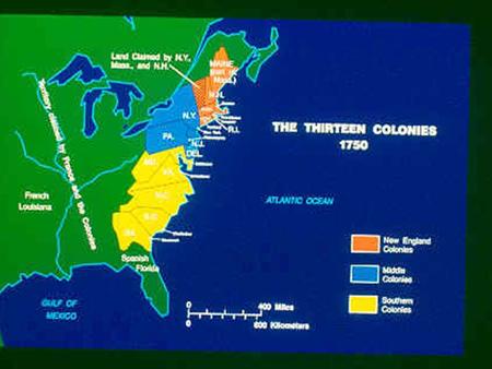  What region was claimed by England on the North American continent?