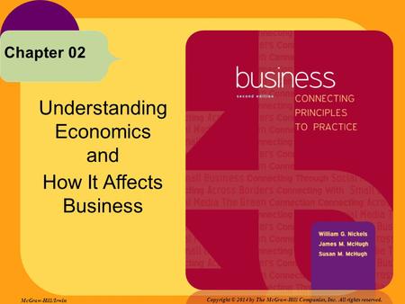 Understanding Economics and How It Affects Business Chapter 02 Copyright © 2014 by The McGraw-Hill Companies, Inc. All rights reserved. McGraw-Hill/Irwin.