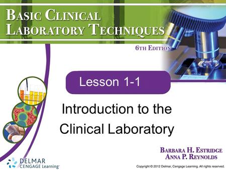 Introduction to the Clinical Laboratory