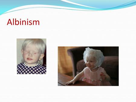 Albinism. Genetic Engineering Altering the DNA of a cell or organism.