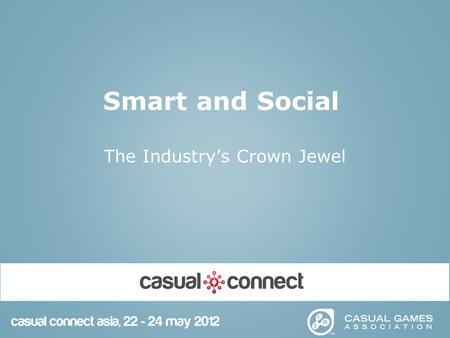 Smart and Social The Industry’s Crown Jewel. 2 Introduction Senior Research Analyst at Robert W. Baird & Co. Baird is one of the largest private investment.